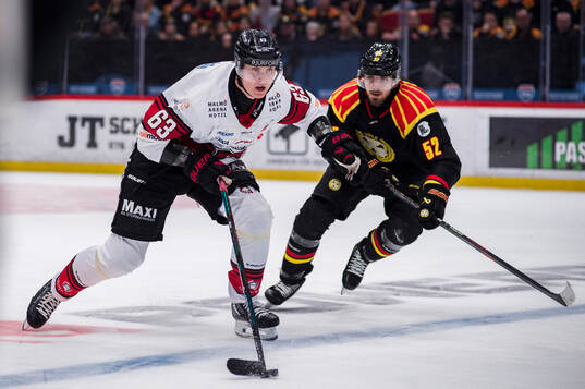 Malmö Redhawks Fredrik Händemark och Brynäs Jack Kopacka