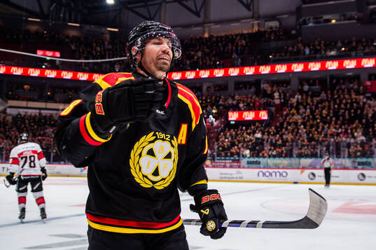 Brynäs Anton Rödin jublar