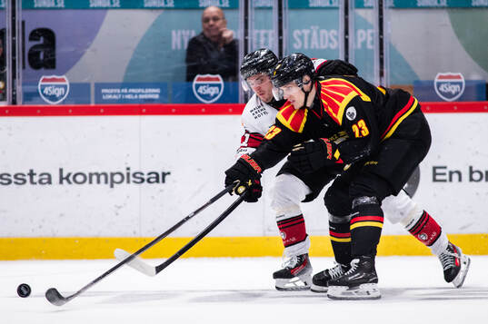 Malmö Redhawks Nikola Pasic och Brynäs Oskar Lindblom