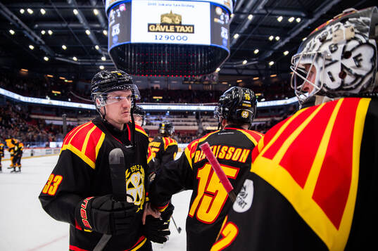 Brynäs Jakob Silfverberg jublar