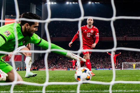 Goalkeeper Diogo Costa of Portugal makes a save against