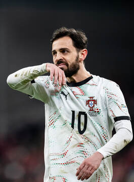Bernardo Silva of Portugal looks dejected