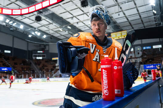 Växjös målvakt Emil Larmi