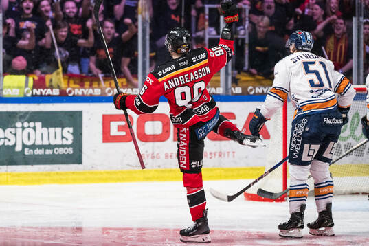 Luleås Pontus Andreasson jublar