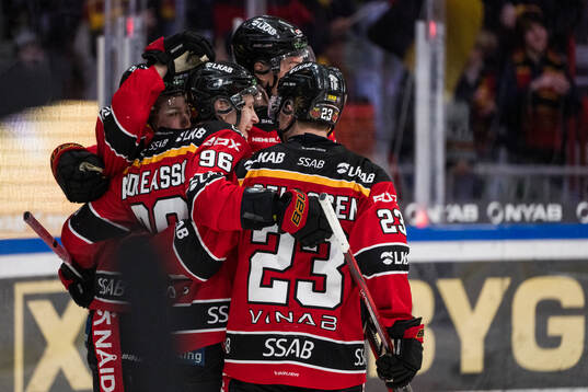 Luleås Pontus Andreasson jublar