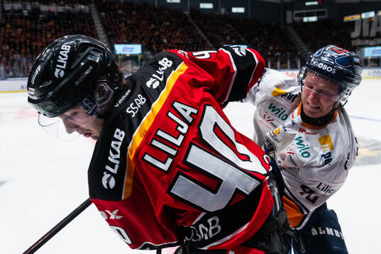 Luleås David Lilja och Växjös Dennis Rasmussen