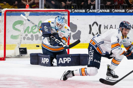 Växjös målvakt Emil Larmi