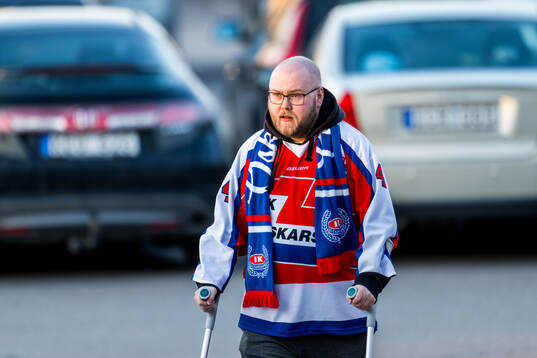Oskarshamnsfans anländer