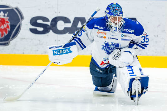 Karlskogas målvakt Lars Volden