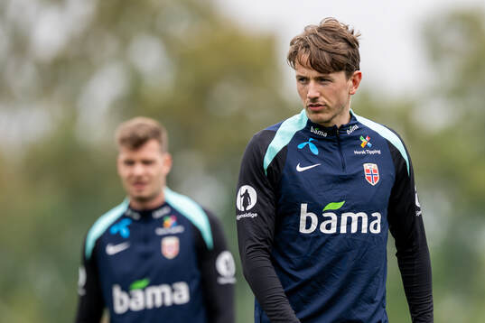 Sander Berge of the Norwegian national football team