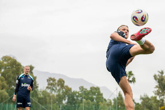 Bläddra bland fler bilder av Football, FIFA World Cup Qualifier, Norway, training