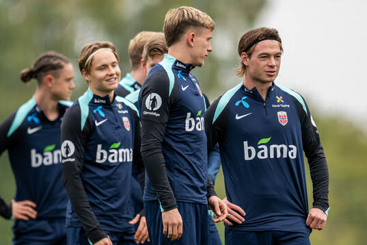 Marcus Holmgren Pedersen and Patrick Berg of the Norwegian