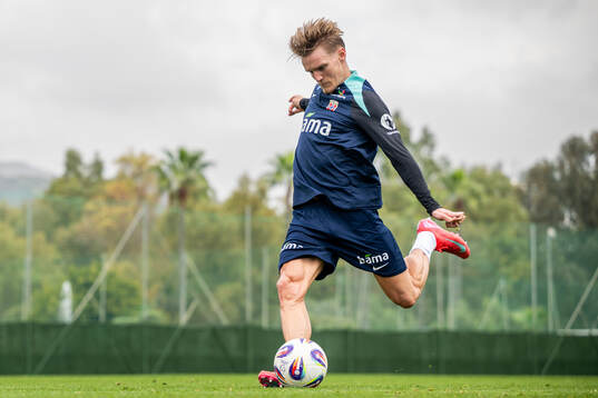 Martin Ødegaard of the Norwegian national football team