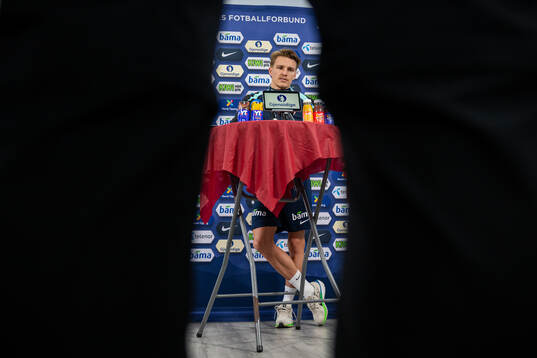 Martin Ødegaard of the Norwegian national football team