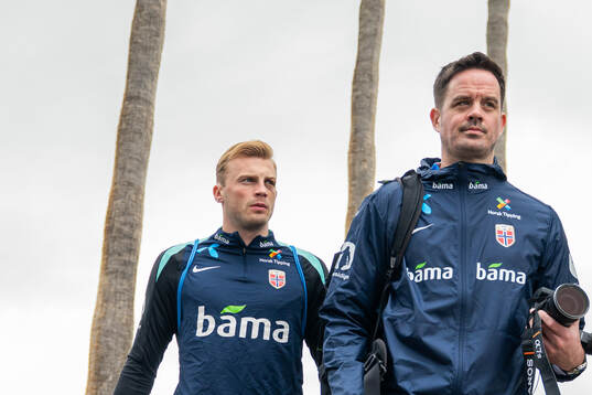 Sondre Langås and Terje Skeie, content producer of the