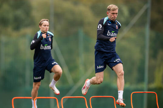 Marcus Holmgren Pedersen of the Norwegian national football