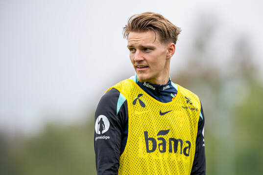 Martin Ødegaard of the Norwegian national football team