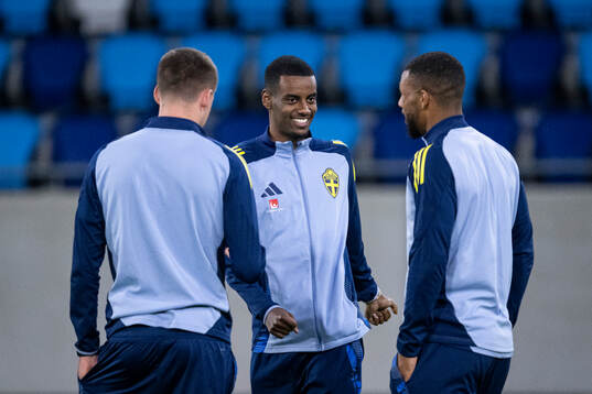 Alexander Isak of the Swedish men's national football team