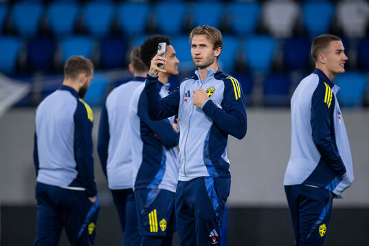 Benjamin Nygren of the Swedish men's national football team