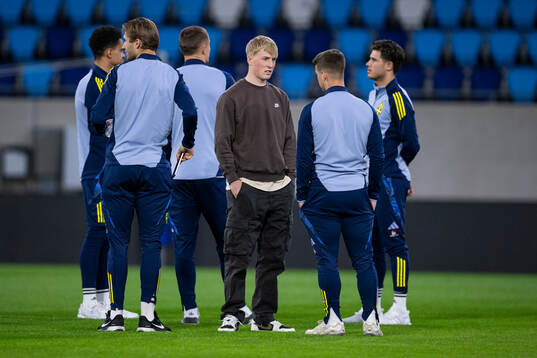 Melker Widell of the Swedish men's national football team