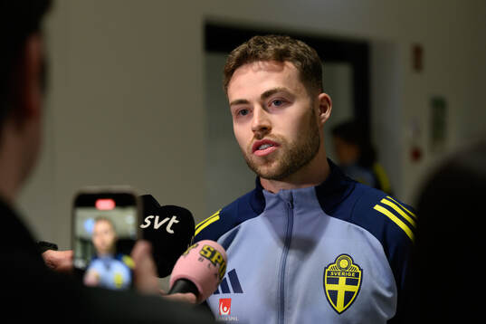 Gabriel Gudmundsson of the Swedish men's national football
