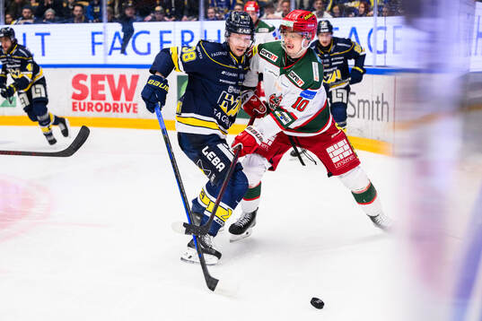 HV71s Olle Alsing och Modos Sampo Ranta