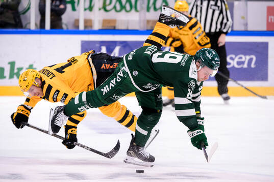 Skellefteås Pär Lindholm och Färjestads Oskar Steen
