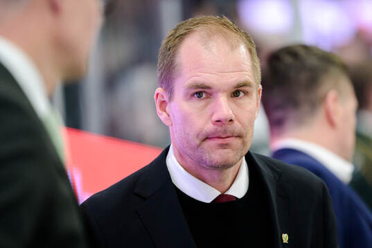 Färjestads tränare Thomas Mitell