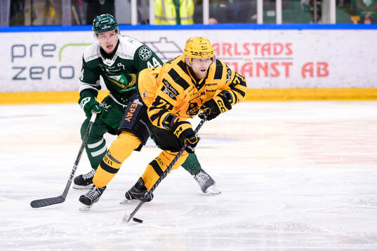 Färjestads Quinn Schmiemann och Skellefteås Jonathan
