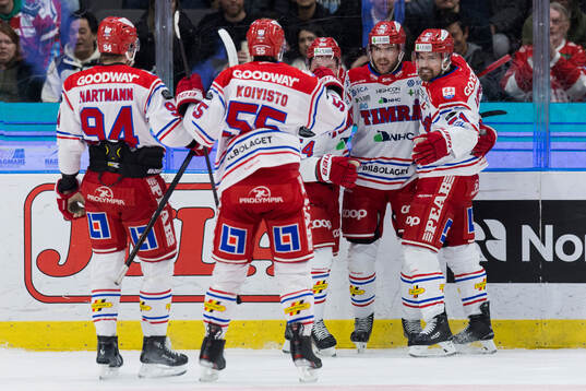 Timrås Magnus Pääjärvi jublar