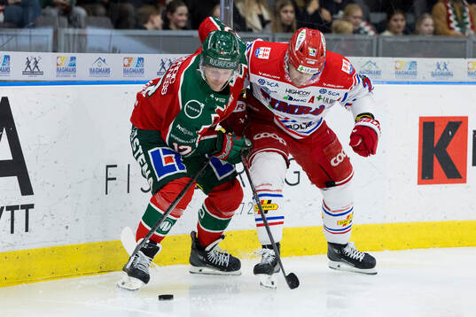 Frölundas Max Friberg och Timrås Filip Hållander