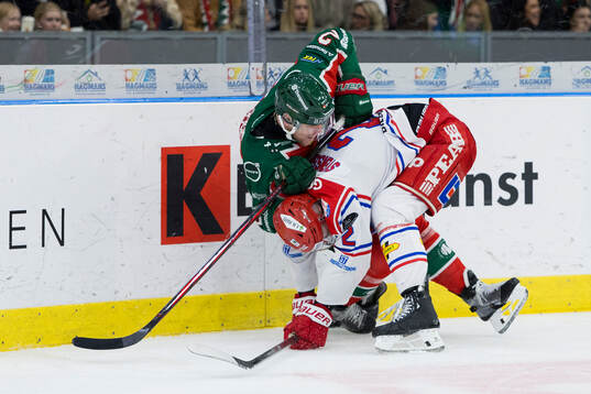 Frölundas Christian Folin och Timrås Per Svensson