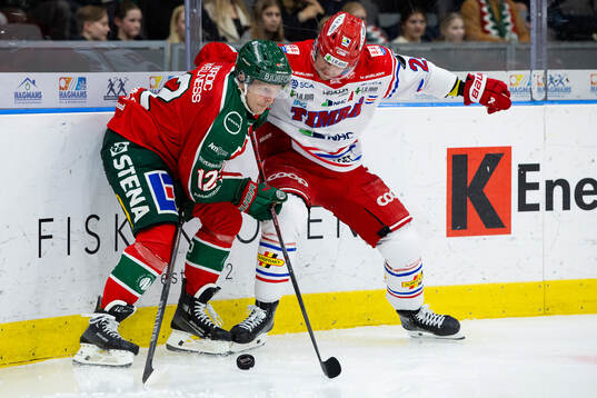 Frölundas Max Friberg och Timrås Filip Hållander