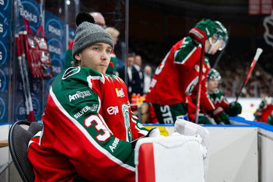 Frölundas målvakt Tobias Normann