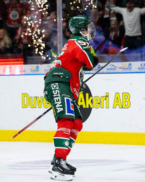 Frölundas Ivar Stenberg jublar