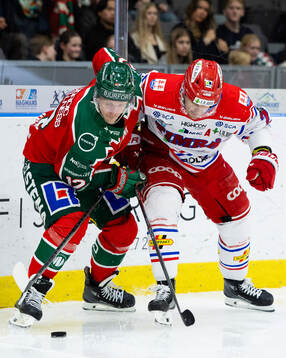 Frölundas Max Friberg och Timrås Filip Hållander