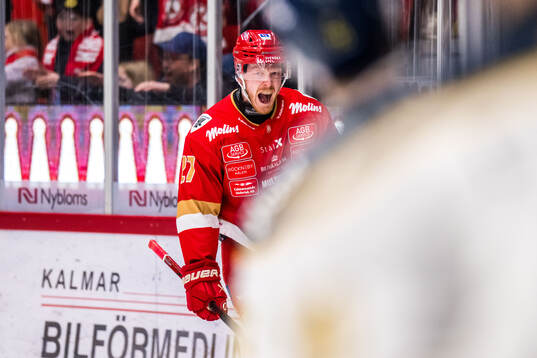 Kalmars Henrik Nilsson jublar