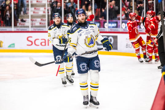 Södertäljes Sebastian Dyk deppar