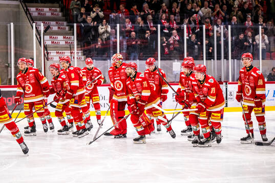 Kalmar spelare jublar