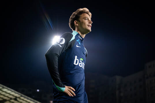 Felix Horn Myhre of the Norwegian national football team