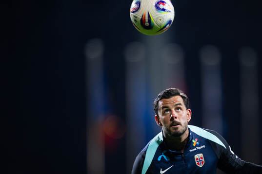 Aron Dønnum of the Norwegian national football team