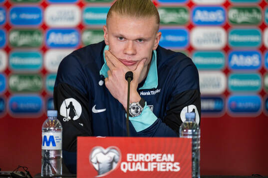Erling Braut Haaland of the Norwegian national football team