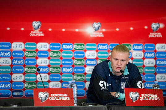 Erling Braut Haaland of the Norwegian national football team