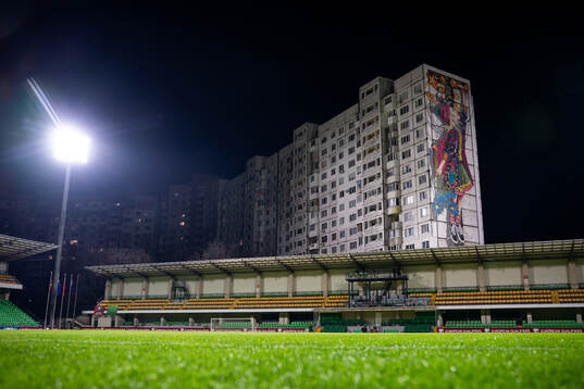General view of Zimbru Stadium