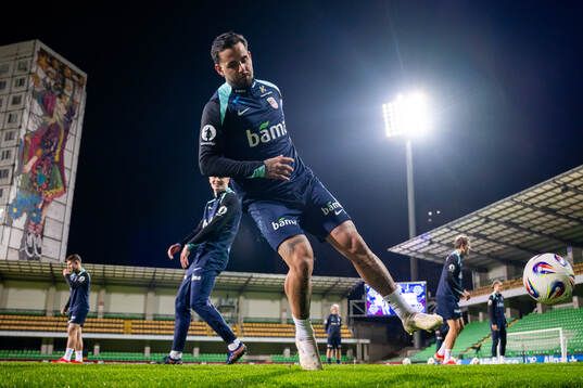 Aron Dønnum of the Norwegian national football team