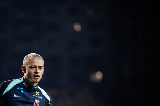 Julian Ryerson of the Norwegian national football team