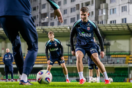 Lasse Berg Johnsen of the Norwegian national football team