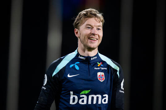 Goalkeeper Mathias Dyngeland of the Norwegian national