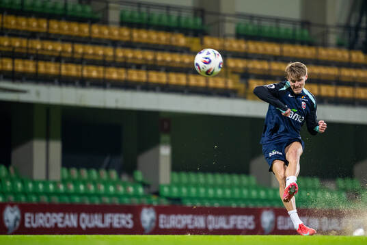 Martin Ødegaard of the Norwegian national football team