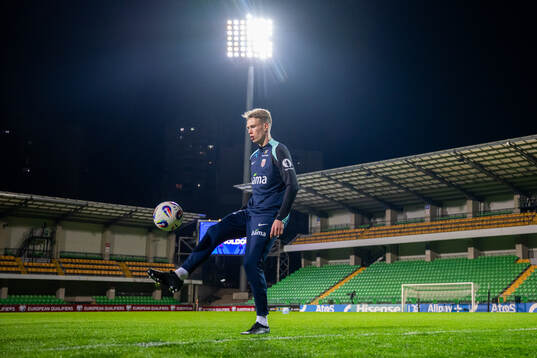 Torbjørn Lysaker Heggem of the Norwegian national football
